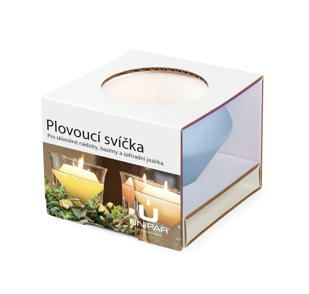 UNIPAR - Голяма плаваща свещ - синя