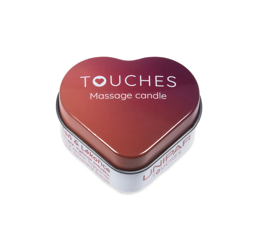 UNIPAR - Масажна свещ с масажно олио - дива череша и женско биле