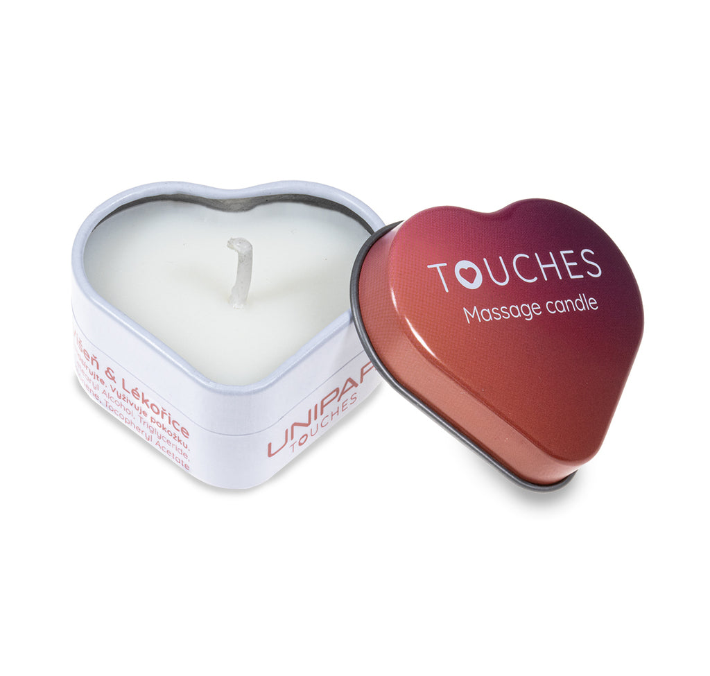 UNIPAR - Масажна свещ с масажно олио - дива череша и женско биле