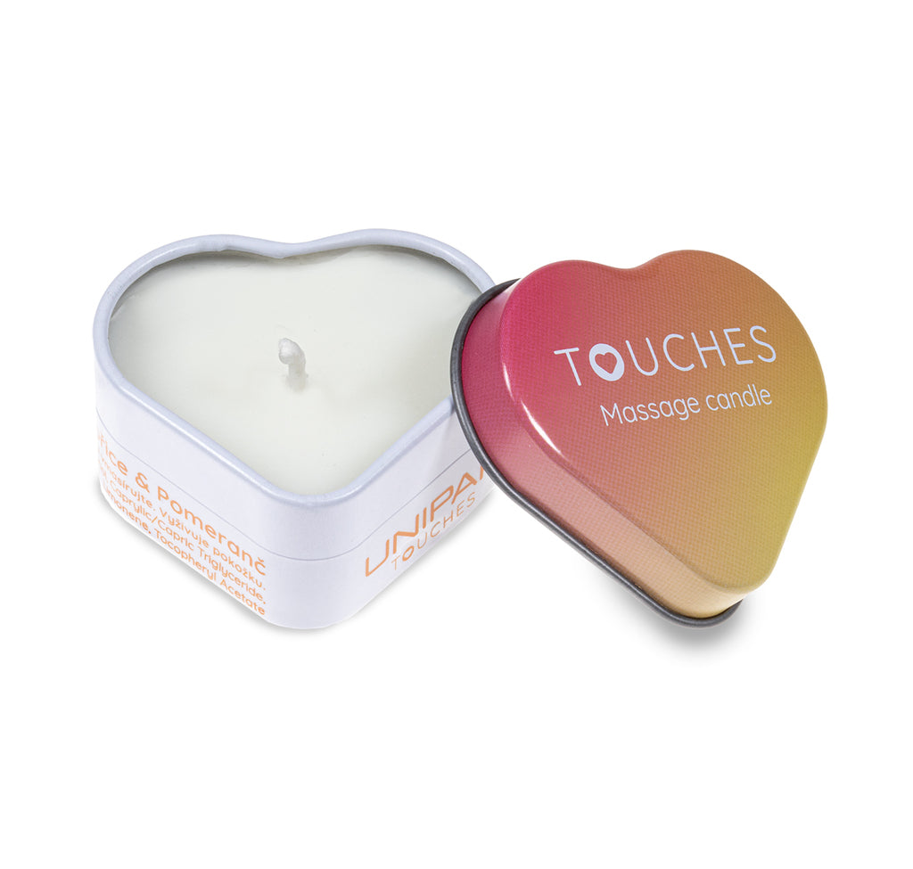 UNIPAR - Свещ за масажи - канела и портокал