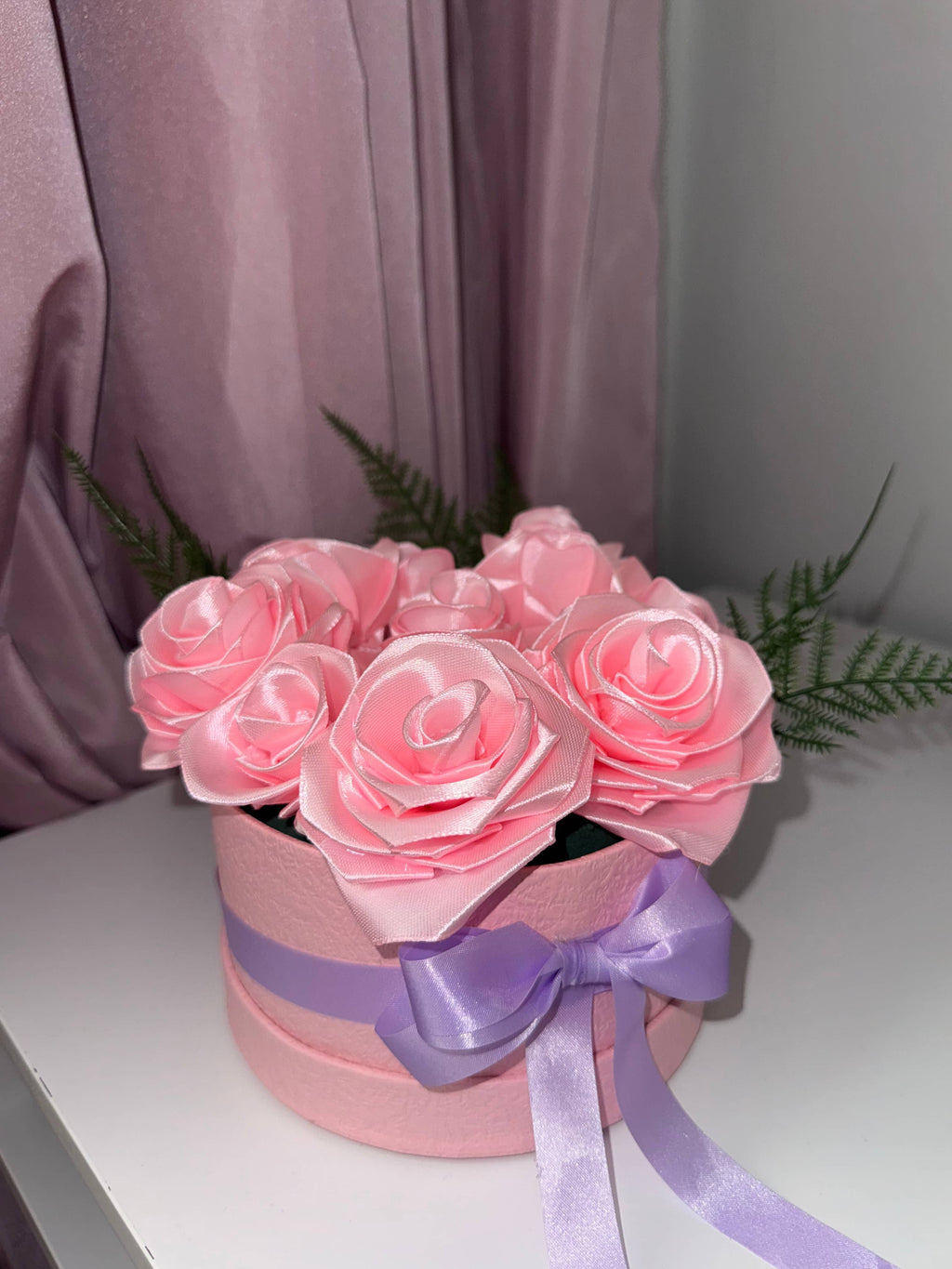 Вечен букет - розови рози