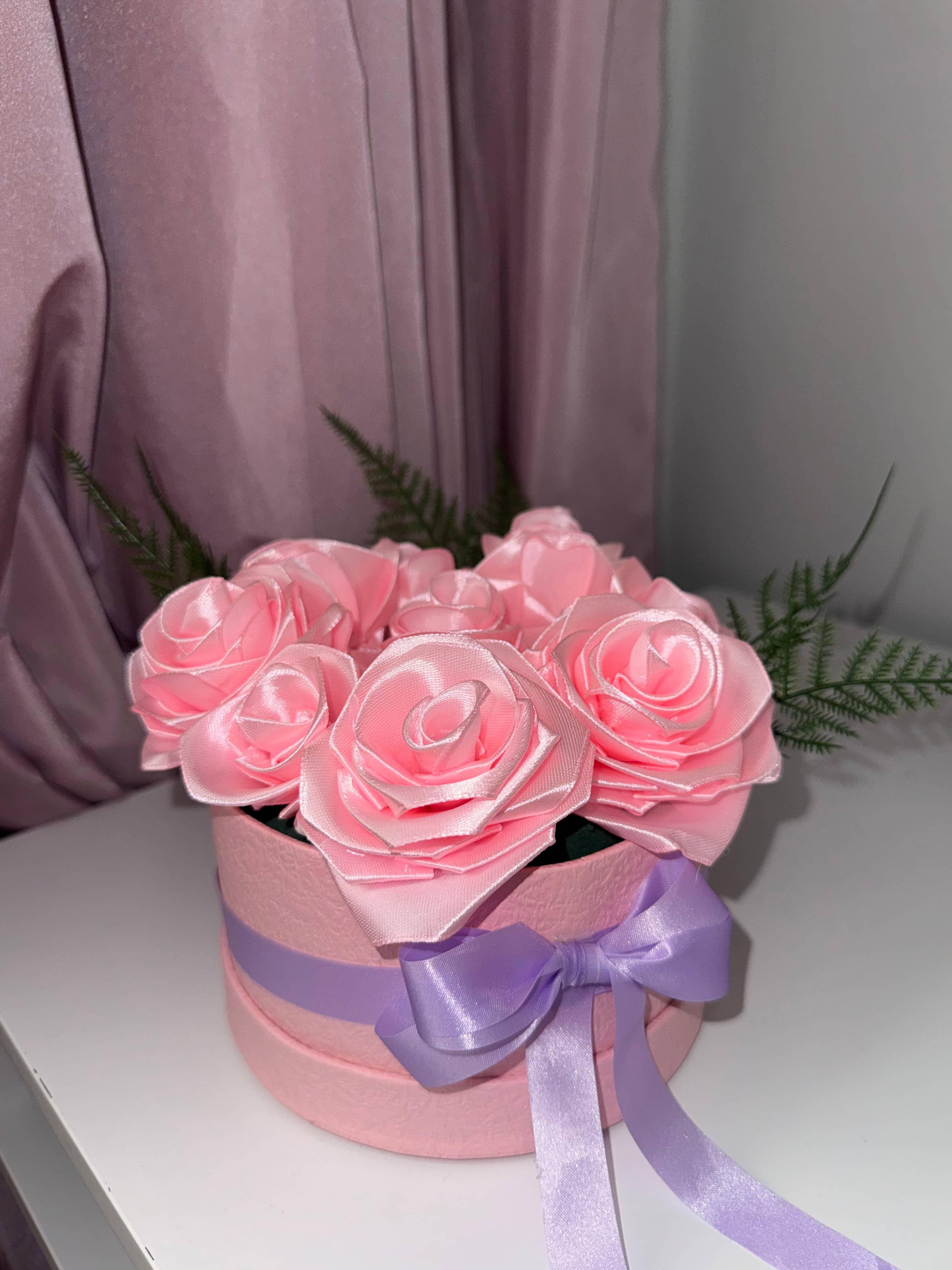 Вечен букет - розови рози